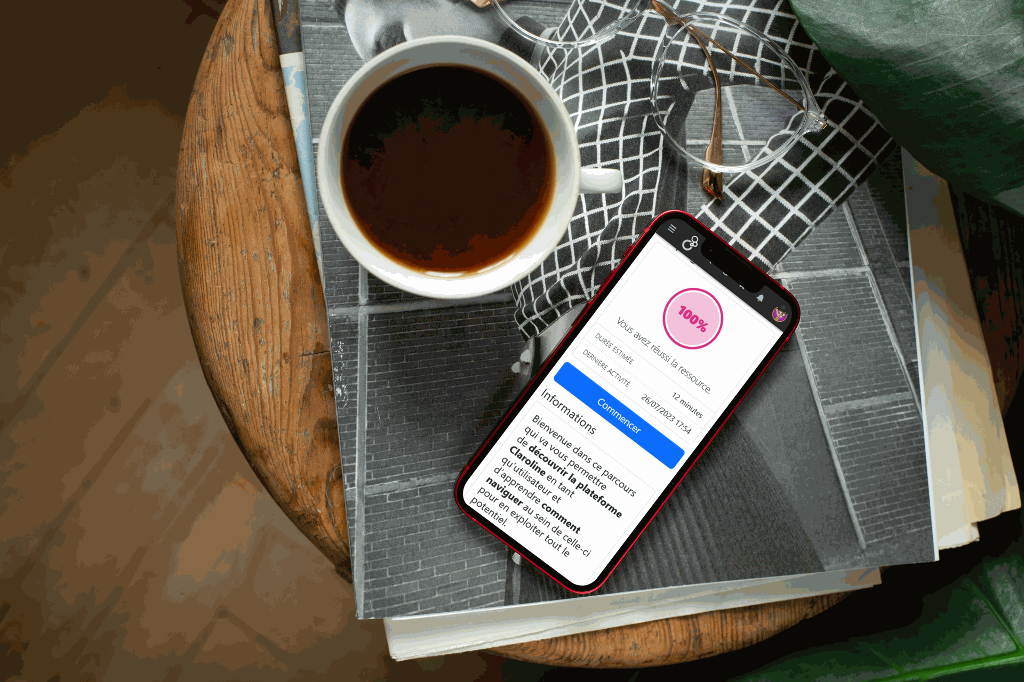 Claroline on smartphone